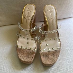 Women’s size 10 Jessica Simpson Cork Wedge Slip On